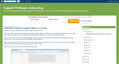 Desktop Screenshot of blog.coppelltvrepair.com